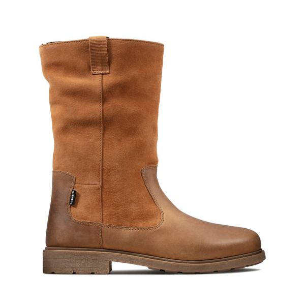 Clarks Girls Astrol Rise Kid Casual Shoes Brown | USA-8479256